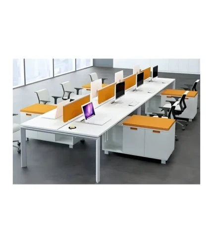DI 023 Luxury Back-to-back 8-seater Workstation | Woodbine