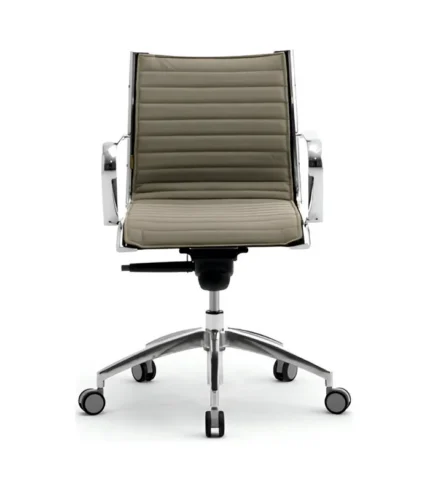 Explore the DI 1311 Revolving Office Chair with chrome frame, PU leatherette, and gas lift. Ideal for offices in Nagpur, Nanded, Nashik.