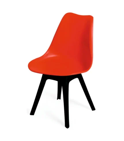 DI 2008 Cafe Chair with polypropylene alloy seat and back, black connector, and legs, ideal for modern café seating in Chandigarh