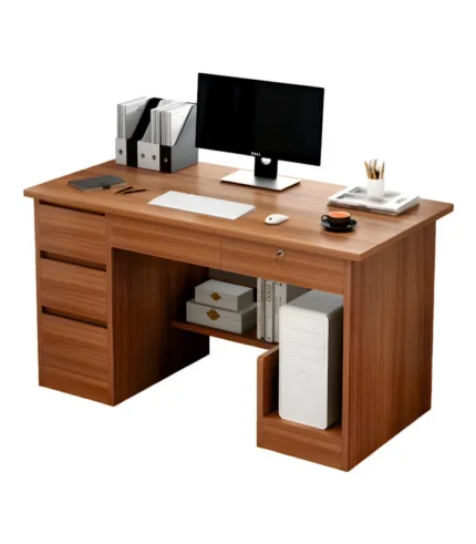 DI 408 Computer Desk with 3 Drawers - Best Home Office Desk for Storage - Delhi, Mumbai
