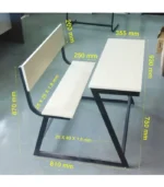 Affordable DI 808 Student Desk Bench Supplier in Gurugram