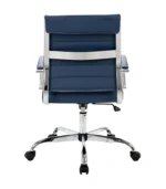 Discover the DI 1309 Medium Back Chair with chrome frame, PU leatherette, and gas lift adjustment. Perfect for offices in Gwalior, Indore.