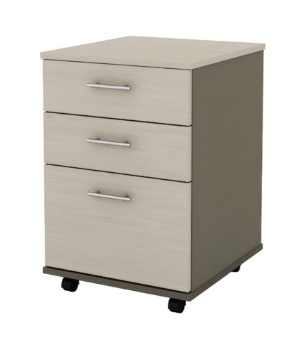 DI 724 3 Drawer Mobile Pedestal Lockable Storage | Woodbine