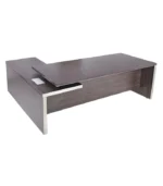 DI 205 Elegant Director Table with Side Runner Unit in a modern office setting. Ideal for managing directors, featuring ample storage and ergonomic design.