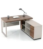 Versatile Office Table DI 208 with Side Table and MS Frame, ideal for modern executive environments Hyderabad