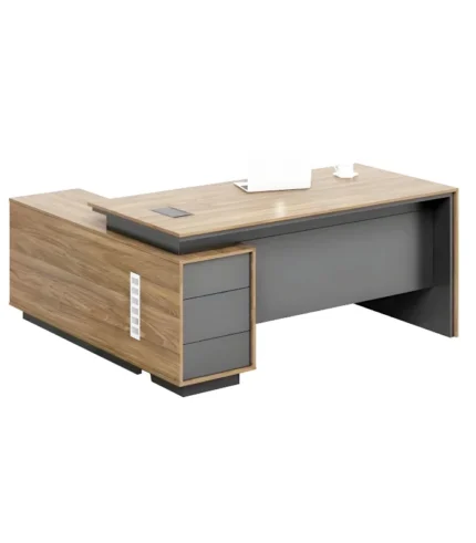 Executive Table DI 301 with side runner unit and flip-up cover
