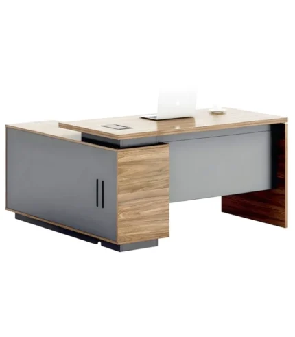 Executive Table DI 302 with side runner unit and flip-up cover