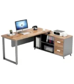 Office Table DI 303 with side table and MS frame