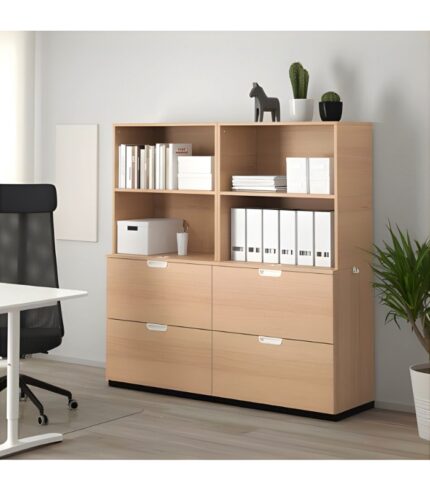 Storage unit with drawers and open shelving, model DI 708 - Lucknow