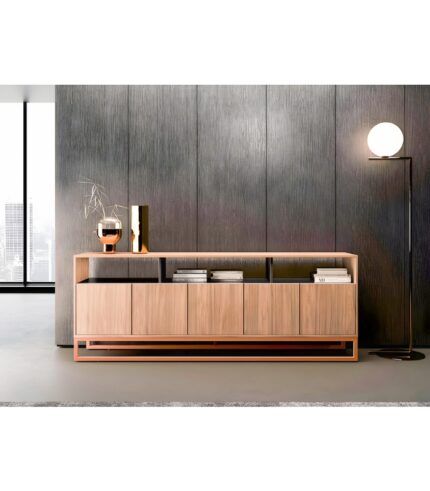 Storage unit with door and open space, Model DI 710 – compact office furniture solution with smart design for flexible workspaces, Udaipur, Allahabad, Raipur