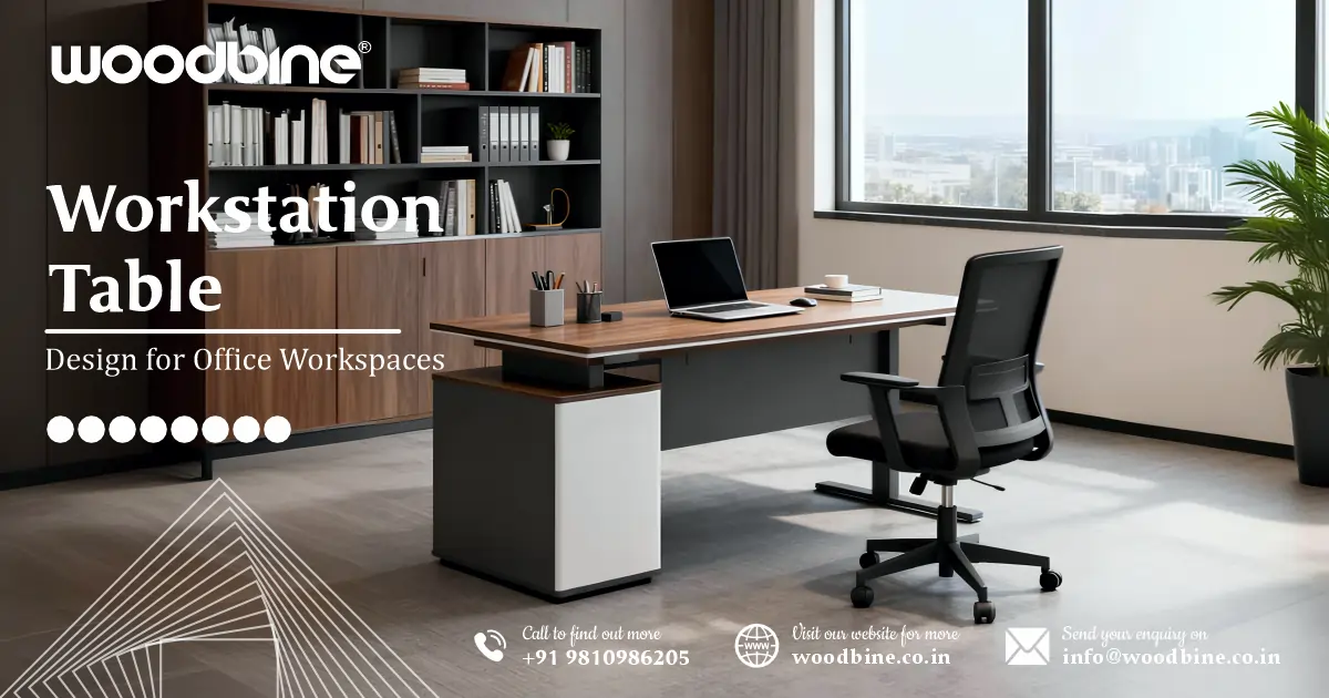 Woodbine Workstation Table – Design for Office Workspaces