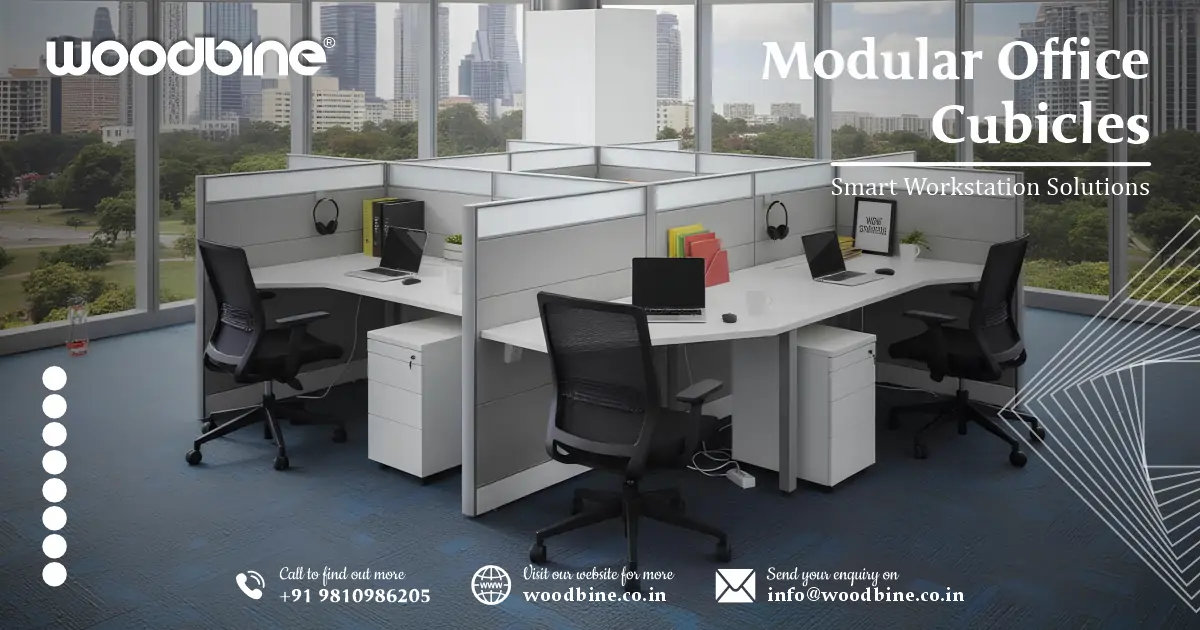 Woodbine Modular Office Cubicles – Smart Workstation Solutions