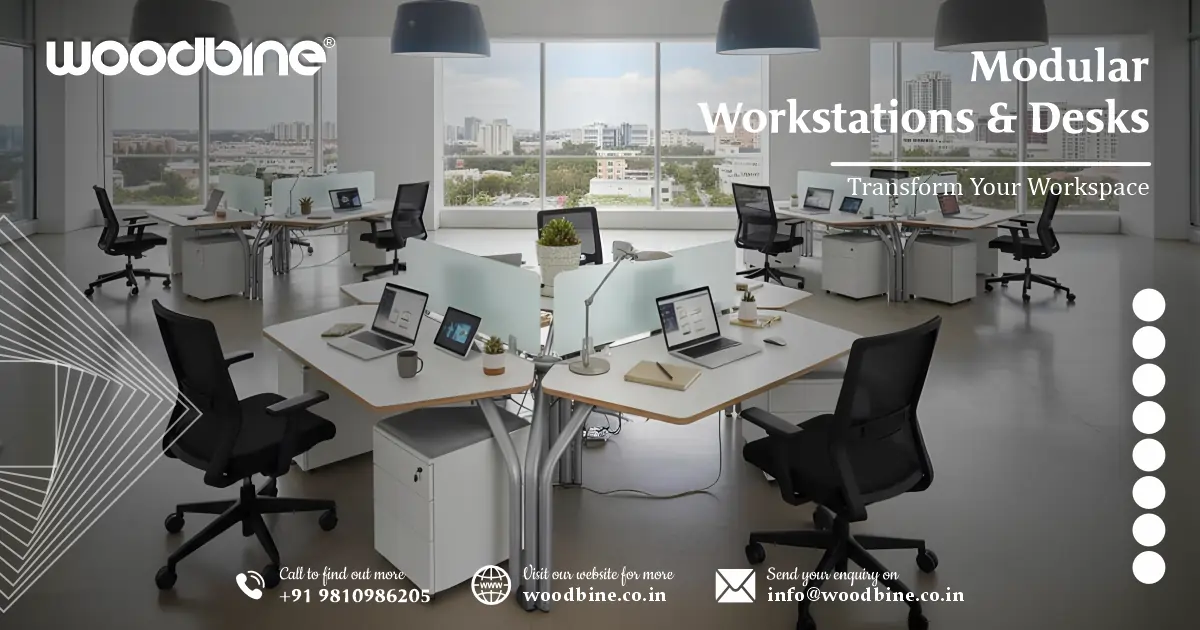 Woodbine Modular Workstations & Desks – Transform Your Workspace