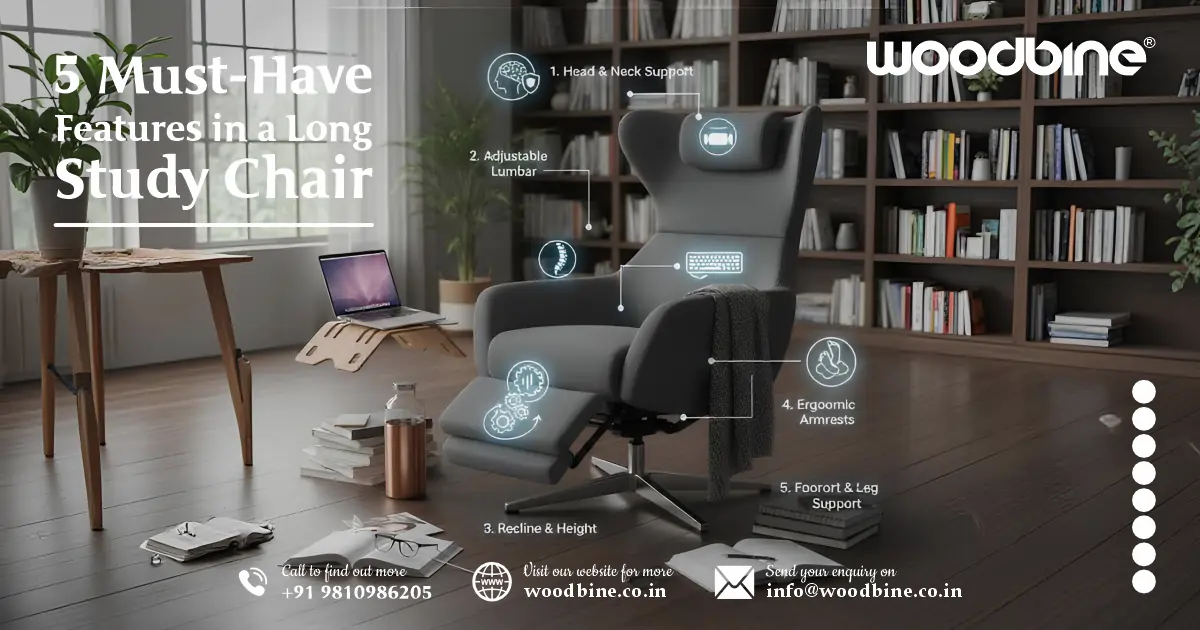 5 Must-Have Features in a Long-Study Chair | Woodbine