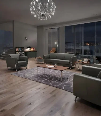 DI 2302 – Best Office Sofa Set for Modern Workspaces in India | WOODBINE